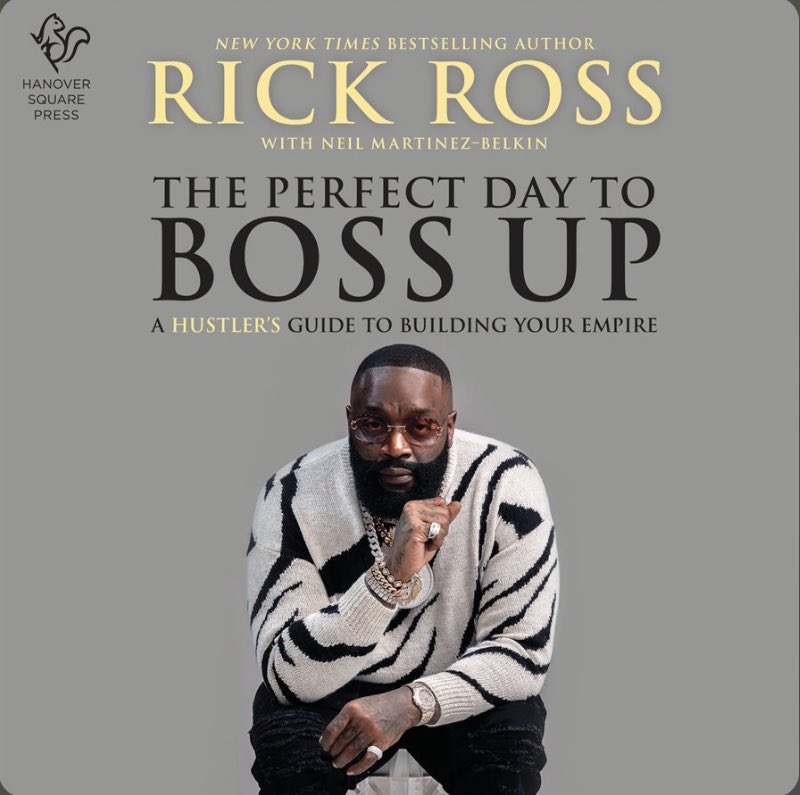 georgihel's tweet photo. Listening to @RickRoss “the perfect day to  Boss Up” audiobook.  I’m loving this book definitely inspiring me to continue to focus on leveling up. https://t.co/wRccQ23il2