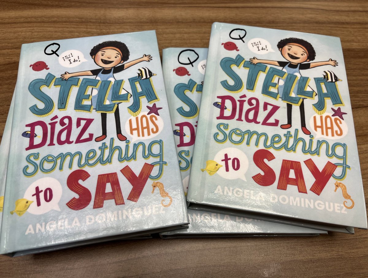 End of book club celebration today. @Mrs_Hirt_FNE &amp; I have loved exploring @andominguez’s “Stella Diaz Has Something to Say” - so many opportunities for students to connect. Counselor/Librarian partnerships can bring so much to students! LibrariesRRock