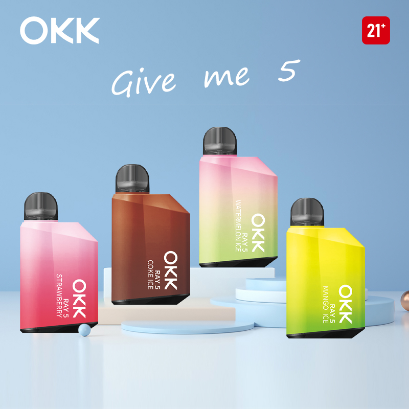 OkkVapes's tweet photo. Ray 5 Disposable https://t.co/jRXcTEqIDy arrivals.
- Battery capacity: 850mAh 
- E-liquid capacity: 5ml 
- Atomizing coil: Vertical dual coil 
- Puffs: 1500 
- Nicotine Salt: 2% 
————
[For adult smokers and vapers only]

#okk #okkvapes #okklife #vape #vaping #vaper #vapelife #Ray https://t.co/jQQDQtQsXh