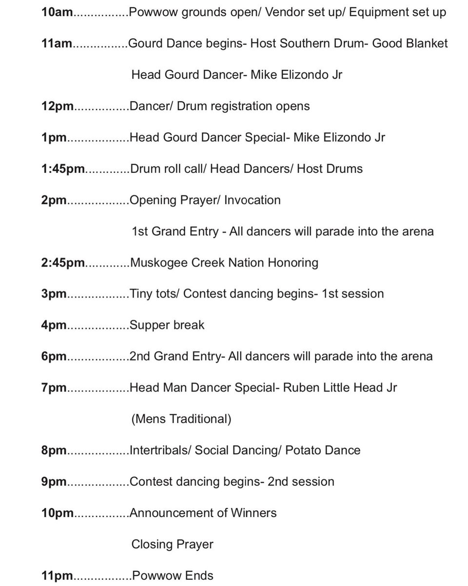 Just a reminder that the Bacone Powwow kicks off tomorrow!  This event is free to the public and starts at 11AM with grand entry at 2:00PM and 6:00PM!  Looks to be a great day to come out and enjoy the Bacone Powwow! #baconewarriors #warriorpride #warriorpowwow