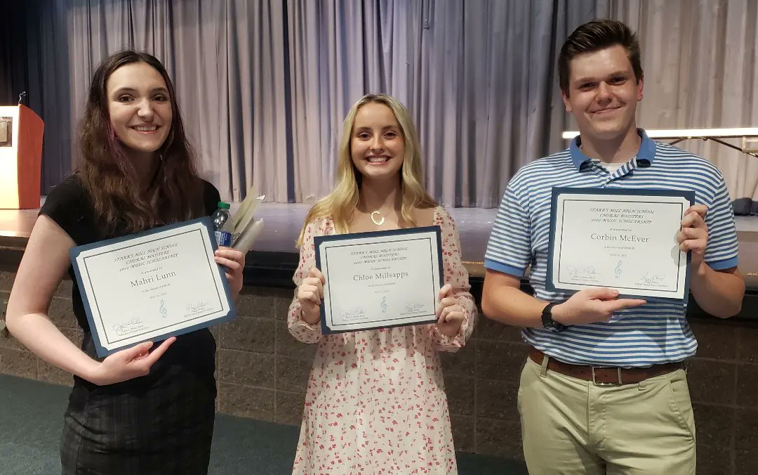 SMHSChorus's tweet photo. Thanks to all who attended our choral banquet tonight where we celebrated our talented students. What a great year for singing. @starrsmillhs #chorus #singing https://t.co/9tuSCoRPqF