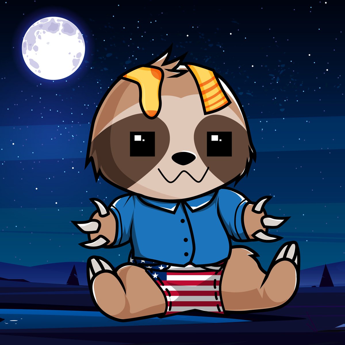 babyslothnft's tweet photo. #WOW! L👀k at this baby sloth! Looks like he may have celebrated Cinco De Mayo a bit too much! I plan on claiming this one as my own. Unless you get to if first! #peek #weekend #savetheanimals #babyslothclub https://t.co/8HA9VxOQ2r