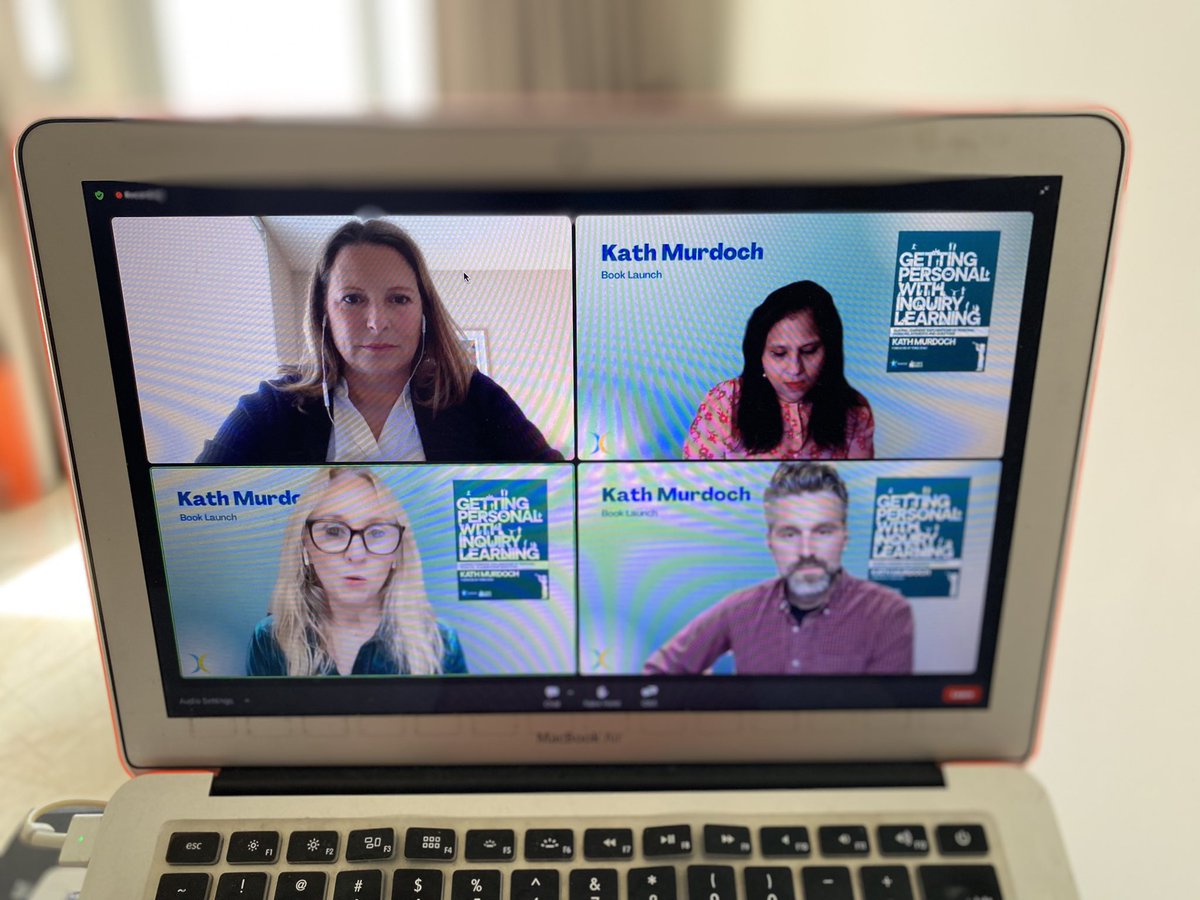 msheatherece83's tweet photo. So excited to see @kjinquiry for the first time in my life. This free webinar organized by @ChaptersInt talks about her new book Getting Personal With Inquiry Learning and how to support young learners learn big ideas based on their passions and interests. https://t.co/GS4I79sz9k