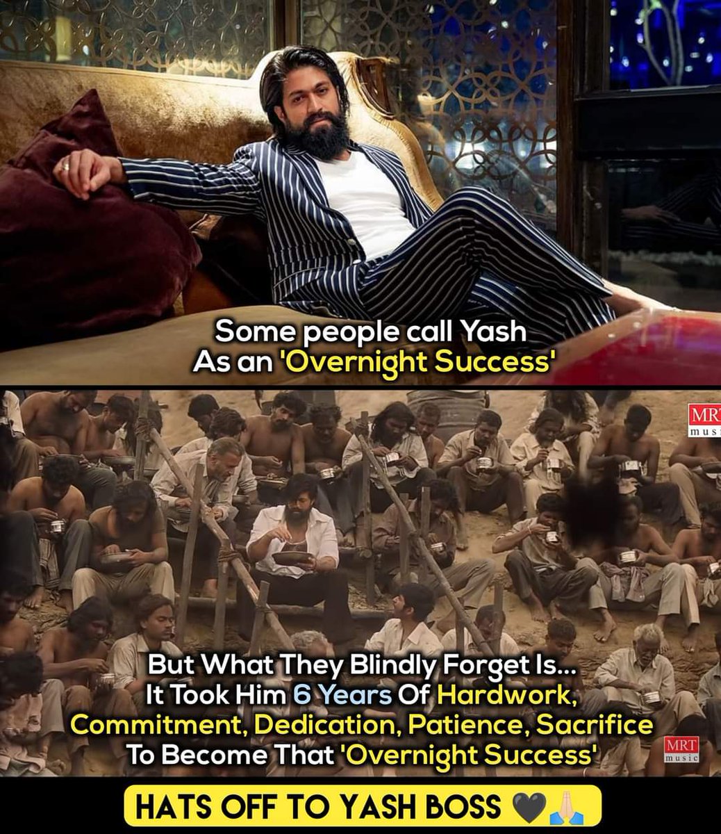 Yash_Team9's tweet photo. True Inspiration #YashBOSS 🙏🏻
#KGFChapter2 @TheNameIsYash https://t.co/9OafjfCdM2