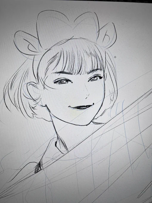 今日もベイスターズの勝利を祈願してDianaのSarasaさんを描いてる… #baystars 