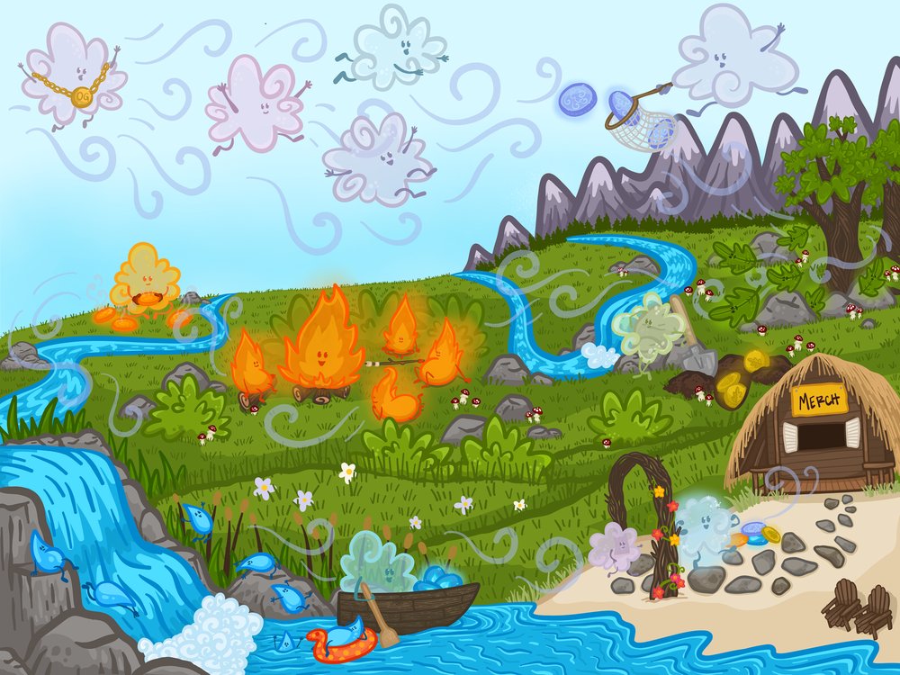 AdaElementz's tweet photo. ADA Elementz Phase 1

💎 Air exchange / coins
💎 Earth exchange / coins
💎 Fire exchange / coins
💎 Water exchange / coins
💎 Custom Upgrades 
💎 Merch Shop

Visual Map by @Studio_Kfez
Follow the wind and find your joy!!
#UtilityNFT #NFTs #nftart #P2E https://t.co/fxl3TqKl5a