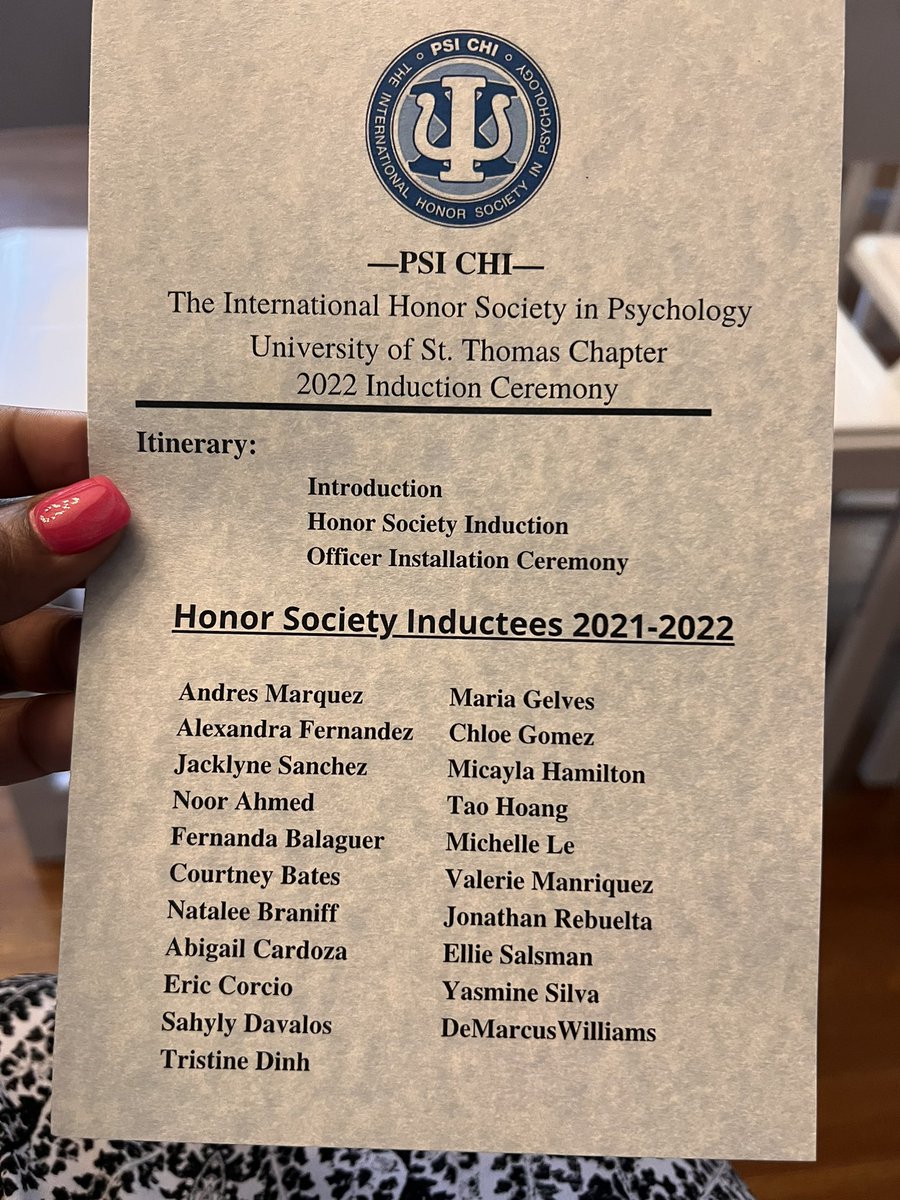 mlhamilton01's tweet photo. New Member of Psi Chi! So proud of you @micayla2901 ❤️📚 https://t.co/dNpgP5TCJ3