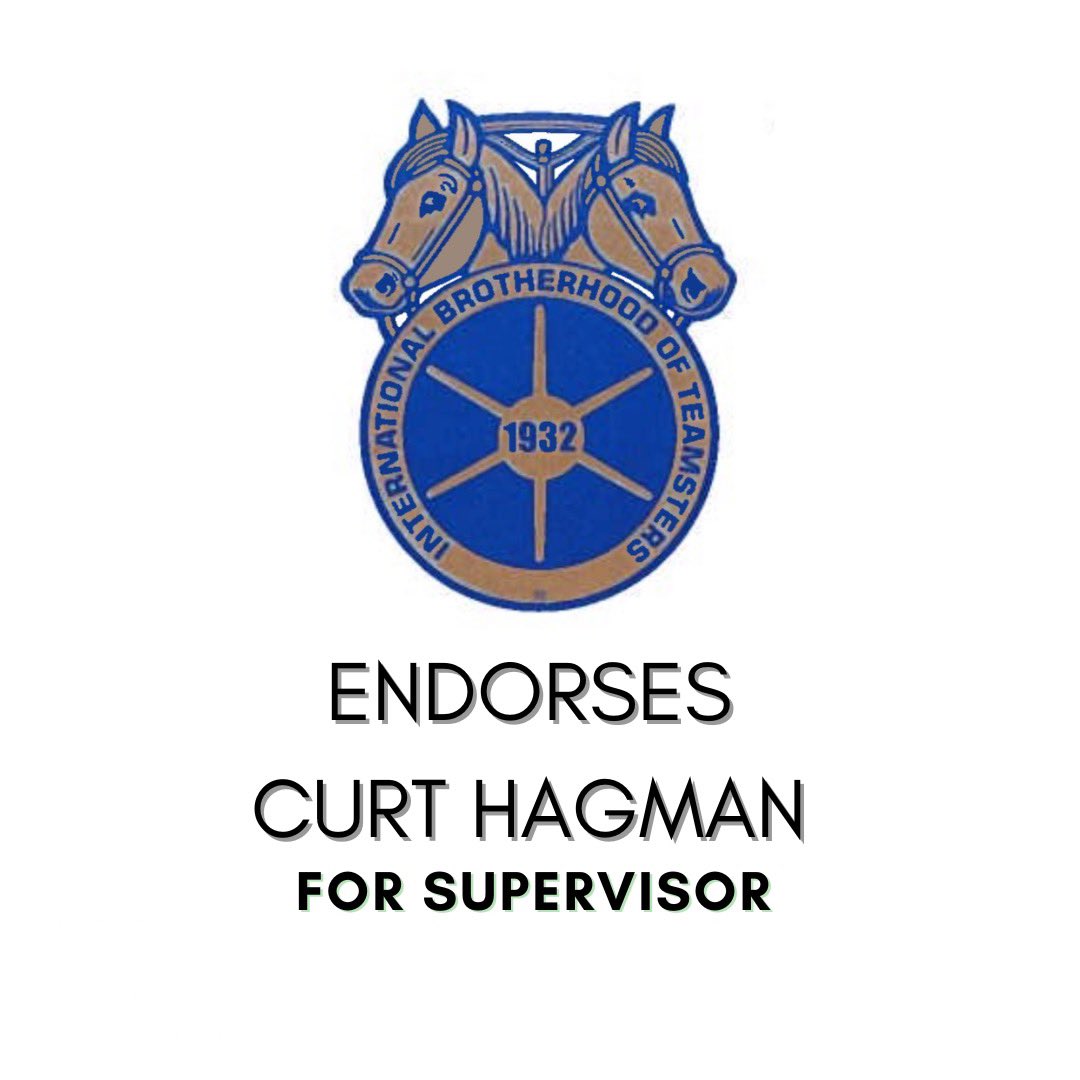 Excited to share the endorsement from Teamsters Local 1932 and Teamsters Joint Council Local 42. I’m grateful for the support and look forward to continuing to work together to make San Bernardino County the best place to live, work and play. #reelectcurthagman
