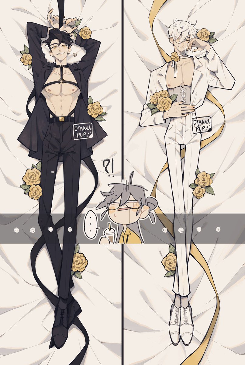 「SO UMM I MADE A DAKIMAKURA DESIGN OF MY 」|SUPREME 🛐 OTALORD @SAKURACON 2550のイラスト