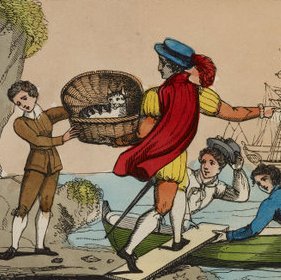 'Carry me, hooman' 🐱

#Caturday

🎨 Whittington and his cat
📑 012806.ee.8