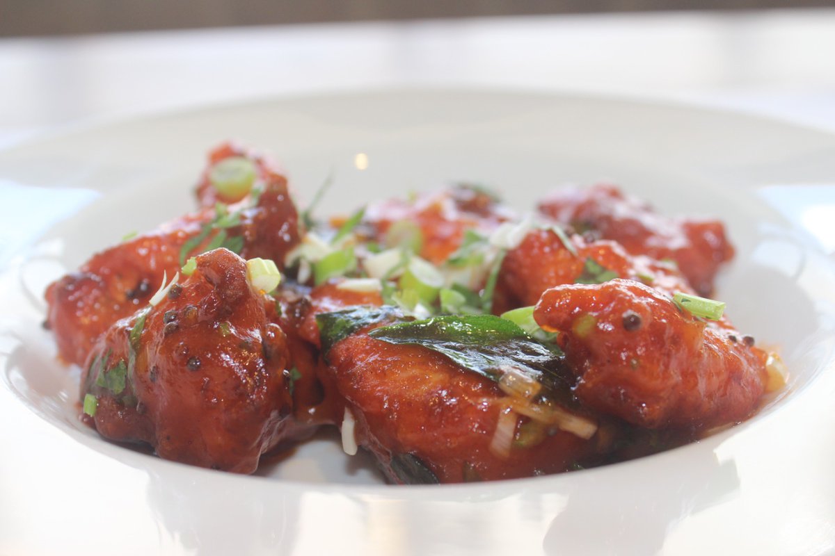 One of our popular Indian starters originated in the state of Hyderabad in India.  Chicken 65 sees chicken breast pieces marinated in spices &amp; fried and tossed with garlic tomato chilli sauce.
#lyddington #uppingham #rutland #rutlandwater #stamford #kettering #corby #oakham