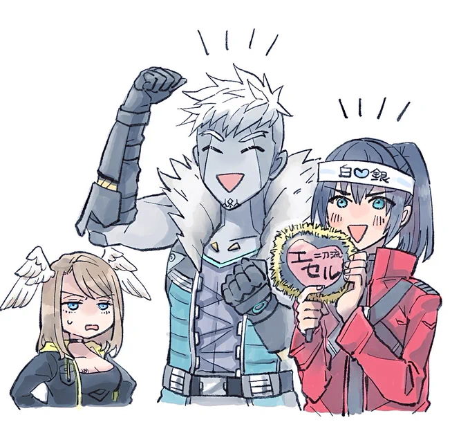 ゼノブレ3、白銀のエセル様✏️
ミオちゃんがお姉さんするのかと思ってたけど、真のお姉さまが現れてしまった…!!メレフ様になるのかシンになるのか気になる〜 