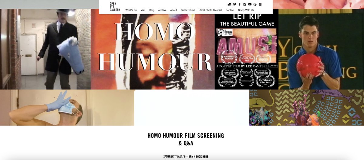leejjcampbell's tweet photo. Free #LGBT short film screening tonight in Liverpool!
https://t.co/KbdlHV2Jd7
#liverpool #openeyegallery #queerwriting #movingimage #queerness #humour #film #videoart #artistfilm #queerhumour #gaycomedy #curator #curating #queerfilm #queerfilmmaker #queercinema #shortfilm https://t.co/R0zAwxquNY