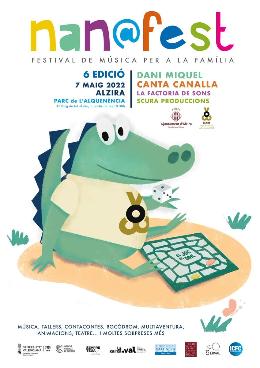 CompanyStas's tweet photo. 2/4 de 12h @CantaCanalla al Menutfest d'Altea amb @ramonetslos @Marcelelmarcia i @LaPOPtwitt i a la Nanofest d'Alzira
7hV Ariae, Fracàs i @marinavillegas a Riells i Viabrea
2/4 de 8hV #FolkaBanda a la p/del Molí d'Arròs Almenara
8hV @meritxellgene a sa Congregacio #saPobla https://t.co/7GCKqq7d8f