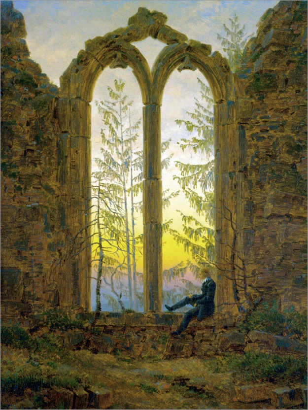 “I must stay alone and know that I am alone to contemplate and feel nature in full; I have to surrender myself to what encircles me, I have to merge with my clouds and rocks in order to be what I am.”
—
Caspar David Friedrich
d. 7 May 1840