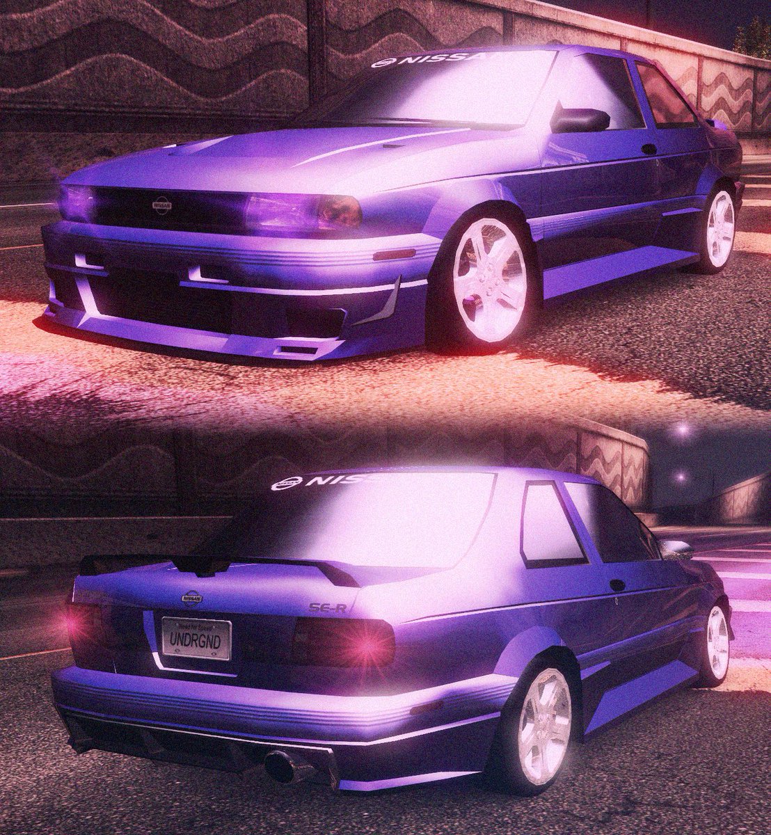 Ambient62761663's tweet photo. #NFS #NeedForSpeed #Need4Speed #ND4SPD | #NFSUG2 #NFSU2 #NeedForSpeedUnderground2 #Underground2 #Underground | #EA #EAGames #ElectronicArts #EABlackBox #BlackBox | #Nissan #Sentra | #Gaming #Modding #Mods #DigitalPhotography #Screenshot

The Nissan Sentra SE-R (B13) by AJLethal. https://t.co/KsJlDWwPAp