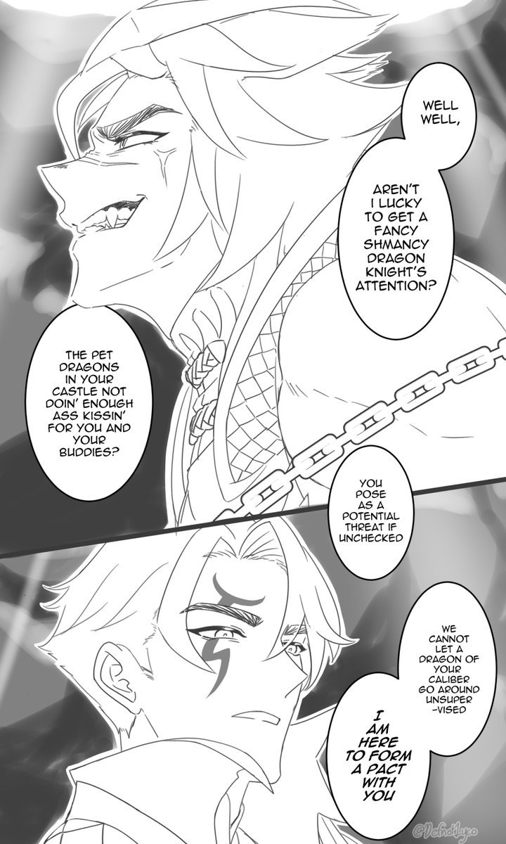 Dragon Knight (EDG) Aphelios is sent to capture the renown dragon fighter, Sett.
1/2
#Settphel