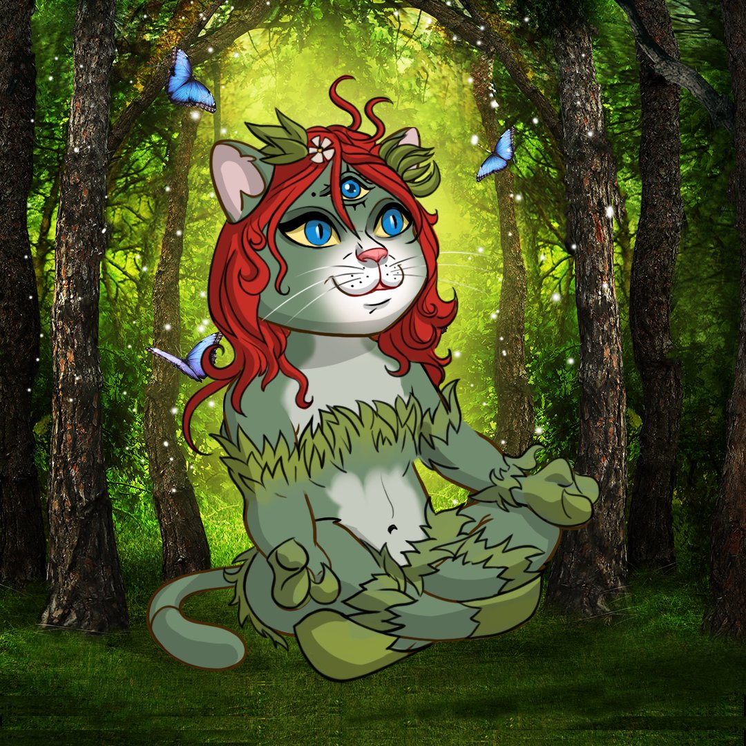 Meet Legendary Ivy. She will take one lucky holder on an enchanted journey. Who will it be? Where will you go?

Mint to find out: mint.karmacats.io