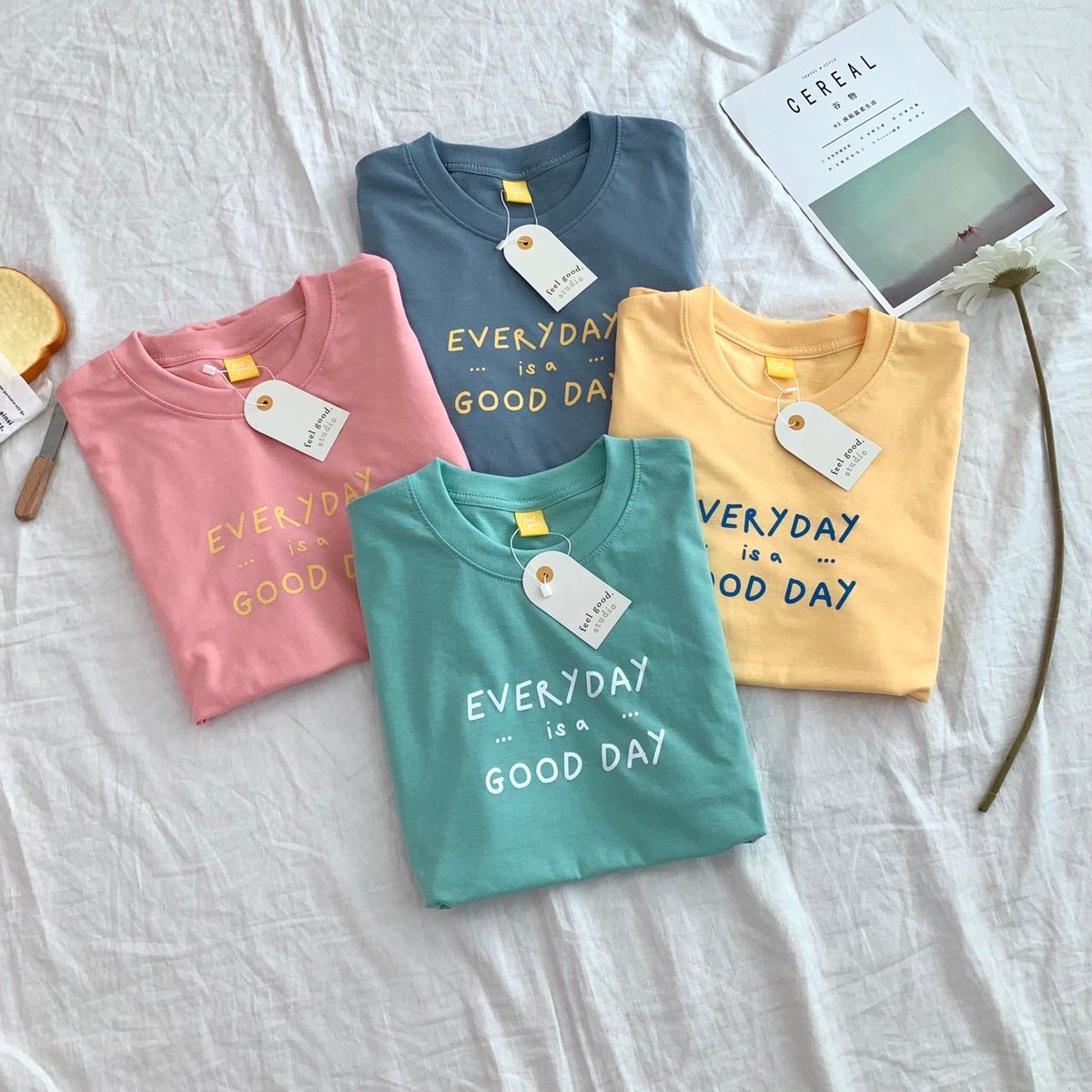 chadashoppp's tweet photo. #เสื้อโอเวอร์ไซส์ #พร้อมส่ง

✨ •••  ลาย EveryDay  ••• ✨
งานปักสไตล์เกาหลี คิ้วท์มากกกก

🧸 อก 44” ยาว 27”
🧸 ผ้าคอตตอน 100%

⛅️ ราคา 150 บาทเท่านั้นน ⛅️
✨ เซ็ท 3 ตัวคละได้ 420 บาท ✨ https://t.co/gPAaE754YE