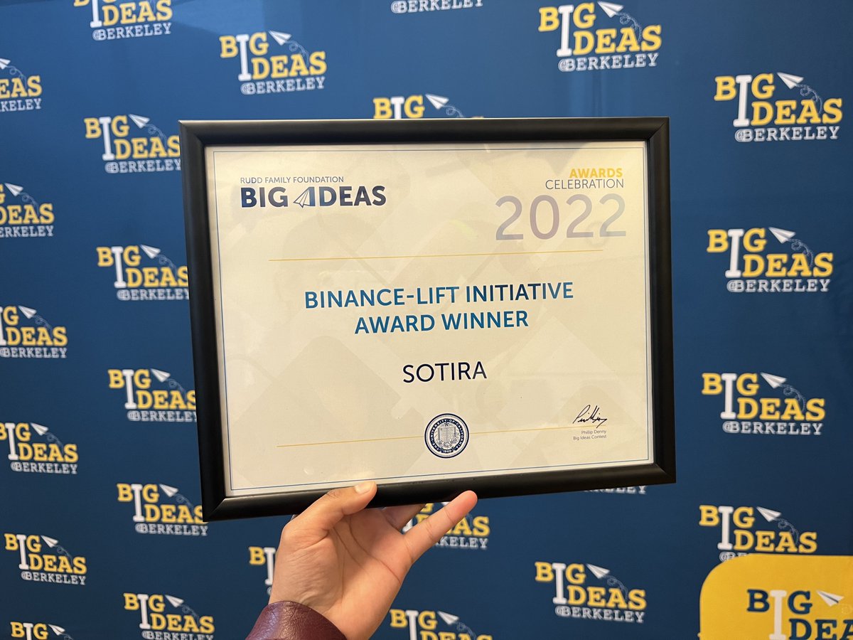 Sotira is a <a href="/binance/">Binance</a> LIFT Initiative Award Winner!