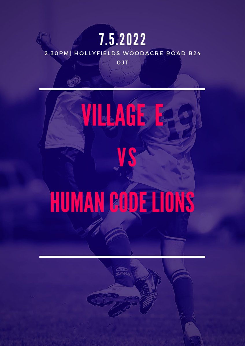 And here we are the final game of the season and what a first season it has been for the lads and club 
Promotion and league champions.  We r away to a good Village E side today and hope lads continue from there superb win on Tuesday night 

#upthelions
#champions🏆