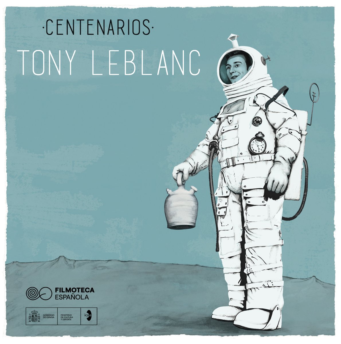 Filmoteca_es's tweet photo. 🎂 Hoy se cumplen 100 años del nacimiento de uno de los rostros más reconocibles de la comedia española, el inimitable Tony Leblanc

Para la ocasión, @SSantiagosegura ha elegido 6 películas que pasarán por el Doré en mayo.

👥 El propio Segura presentará el día 11 “Los tramposos” https://t.co/QHxdETao7j