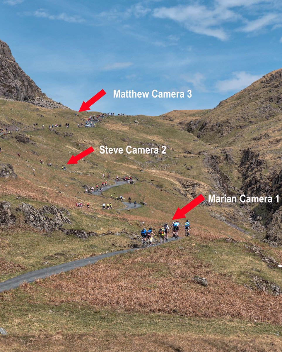 Good luck to all riders of the 2022 <a href="/fred_whitton/">Saddleback Fred Whitton Challenge</a> We will be waiting to record your ride at Newlands with carlosreinaphoto and Hardknott Pass with Marian, Steve &amp; <a href="/mjfphotographer/">Matthew Fleming</a> #fredwhittonchallenge #cyclingphotography #hardknottpass