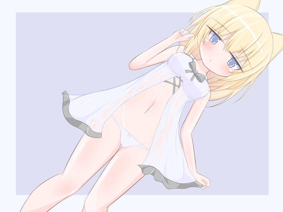 絵505号「ノエルちゃん」
なんですかあのえっちな寝間着は!いやらし...卑しいハーフエルフめ......!
(体験版最高にえっちですありがとうございます!)
 #aliceincradle 