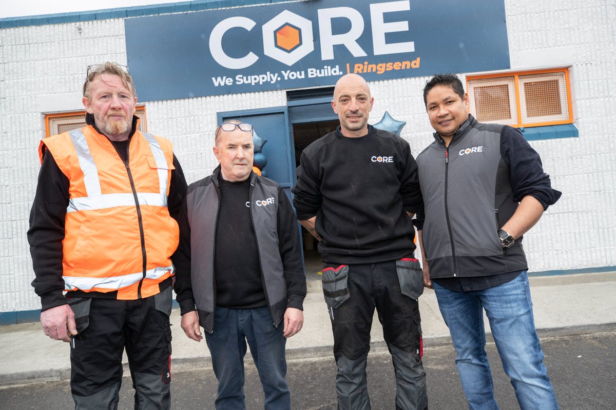 corebuildie's tweet photo. Fantastic day yesterday at the launch of our store in Ringsend. Quality Builders Providers has rebranded to CORE Ringsend. Drop into us for all your construction needs. 
#Ringsend #Irishtown https://t.co/EaE4KgHEh3
