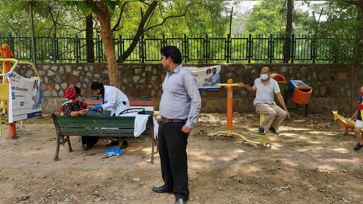 RwaAurobindo's tweet photo. DDA Aurobindo Apartment in collaboration with Max Lab by #MaxHospital had organised a Health camp,providing free test & on discounted price to residents.
The #HealthCamp was mainly organised to support local public health.
#SocialInitiativeProject https://t.co/dzFma887EL
