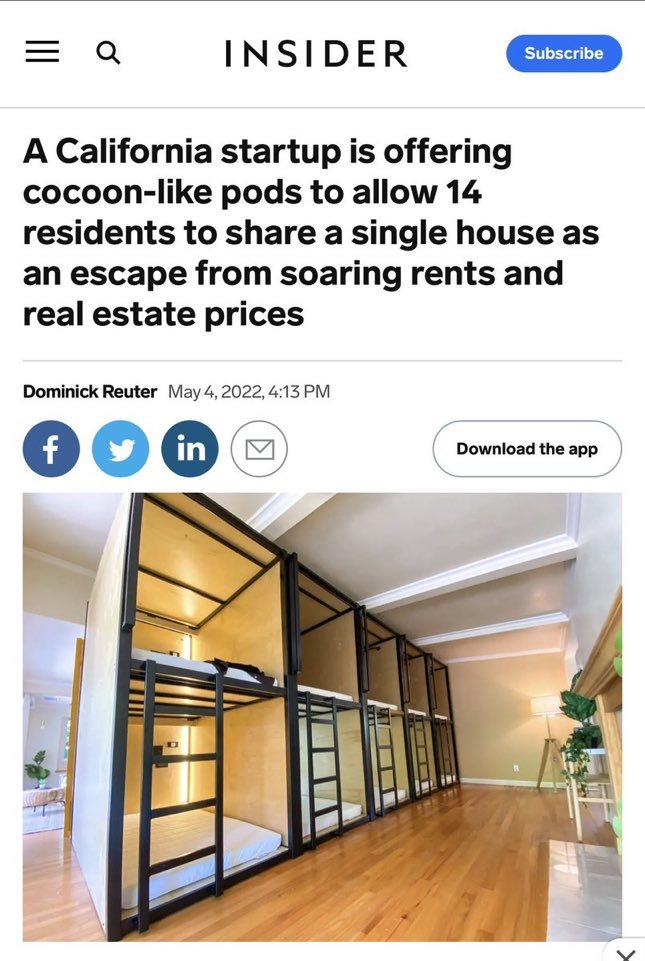 saifedean's tweet photo. Inflation is low if you just replace your house with a pod
Inflation is low if you just replace meat with bugs
Inflation is low if you just replace your car with house arrest

Eat the bug. Stay in the pod. Save fiat parasites' Cantillion privilege

@TheFiatStandard in a nutshell https://t.co/pmxY5nwWyo