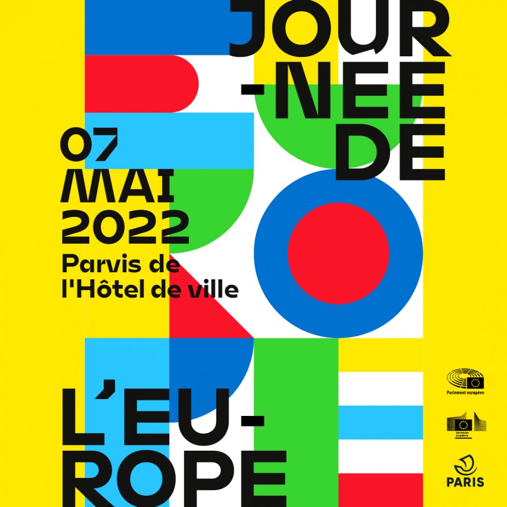 La France dans l’UE 🇫🇷🇪🇺 (@rpfranceue) on Twitter photo Vous êtes à <a href="/Paris/">Paris</a>, curieux d'en savoir plus sur l'Europe?
Retrouvez-nous toute la journée sur le Parvis de l'Hôtel de ville à l'occasion de la fête de l'🇪🇺!
Au programme : quiz, débats, concerts. #PFUE2022
<a href="/ANCTerritoires/">Agence nationale de la cohésion des territoires</a> <a href="/SGAE_gouv/">SGAE</a>
<a href="/UEFrance/">Commission européenne 🇪🇺</a> <a href="/Europarl_FR/">Parlement européen en France</a> Vous êtes à <a href="/Paris/">Paris</a>, curieux d'en savoir plus sur l'Europe?
Retrouvez-nous toute la journée sur le Parvis de l'Hôtel de ville à l'occasion de la fête de l'🇪🇺!
Au programme : quiz, débats, concerts. #PFUE2022
<a href="/ANCTerritoires/">Agence nationale de la cohésion des territoires</a> <a href="/SGAE_gouv/">SGAE</a>
<a href="/UEFrance/">Commission européenne 🇪🇺</a> <a href="/Europarl_FR/">Parlement européen en France</a>