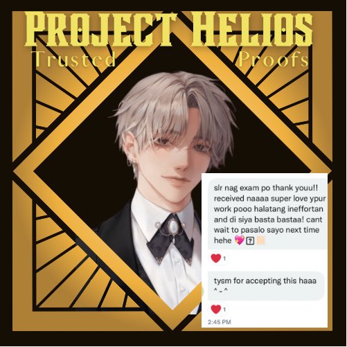 projecthelios__'s tweet photo. Quality works po tayo! Salamat po ng marami. βοΈβ¨π
#ProjectniHelios #Commstwt #LFCommissioners #LFClients #Trusted https://t.co/6VURzGIlRj