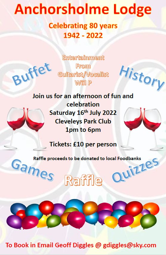 Our July Social is fast approaching