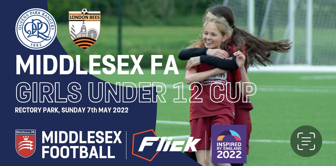QPRGirls_FC's tweet photo. Big day for the hoops! Looking forward to seeing the girls from our U12 and U14 squads representing in the @middxfa County Cup finals! 
Hoping all involved have a fantastic day! https://t.co/m8daVm3iAY