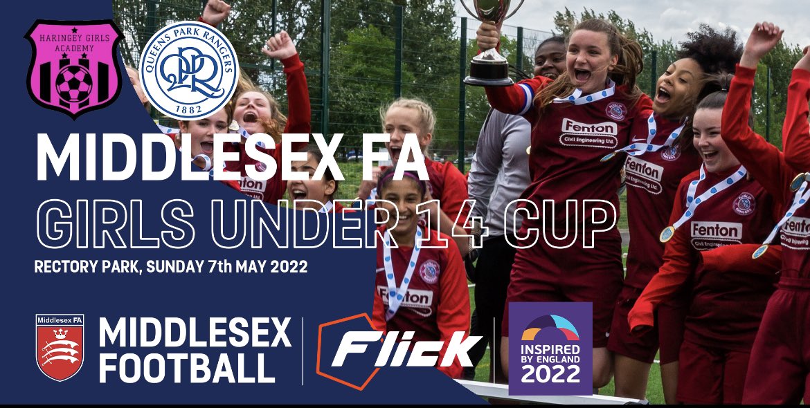 QPRGirls_FC's tweet photo. Big day for the hoops! Looking forward to seeing the girls from our U12 and U14 squads representing in the @middxfa County Cup finals! 
Hoping all involved have a fantastic day! https://t.co/m8daVm3iAY