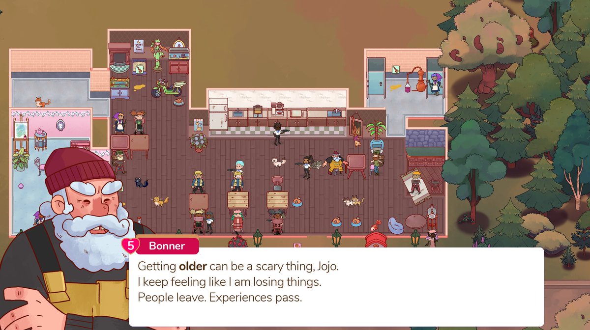 JojofromBoba's tweet photo. This, along with many other character interactions, feels too real. Especially this one though. Love Bonner.
@roostgames https://t.co/HGxParuEy5