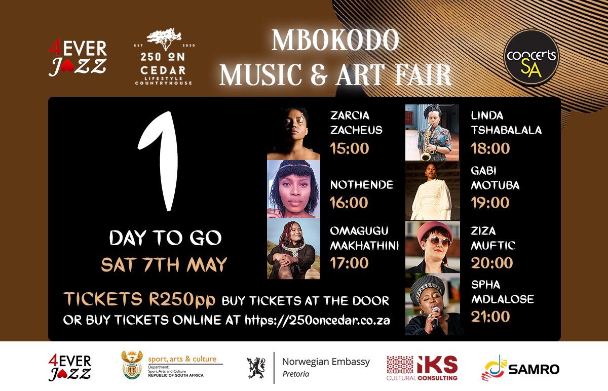 SAfmRadio's tweet photo. Live Music today in Jhb #SAfmJSB @BridgetMasinga spoke with #Nothende about today's #Mbokodo Music and Art Fair @4EverJazzSA 
#SAfmJetsetbreakfast https://t.co/V91yNhRPNZ