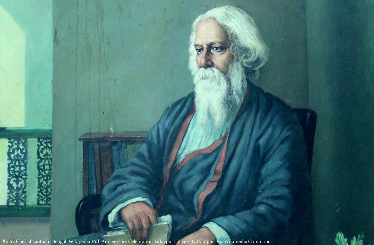 NobelPrize's tweet image. "I slept and dreamt that life was joy. I awoke and saw that life was service. I acted and behold, service was joy." 

Literature laureate Rabindranath Tagore dedicated his life to poetry, art and music, composing the Indian national anthem and the national anthem of Bangladesh.
