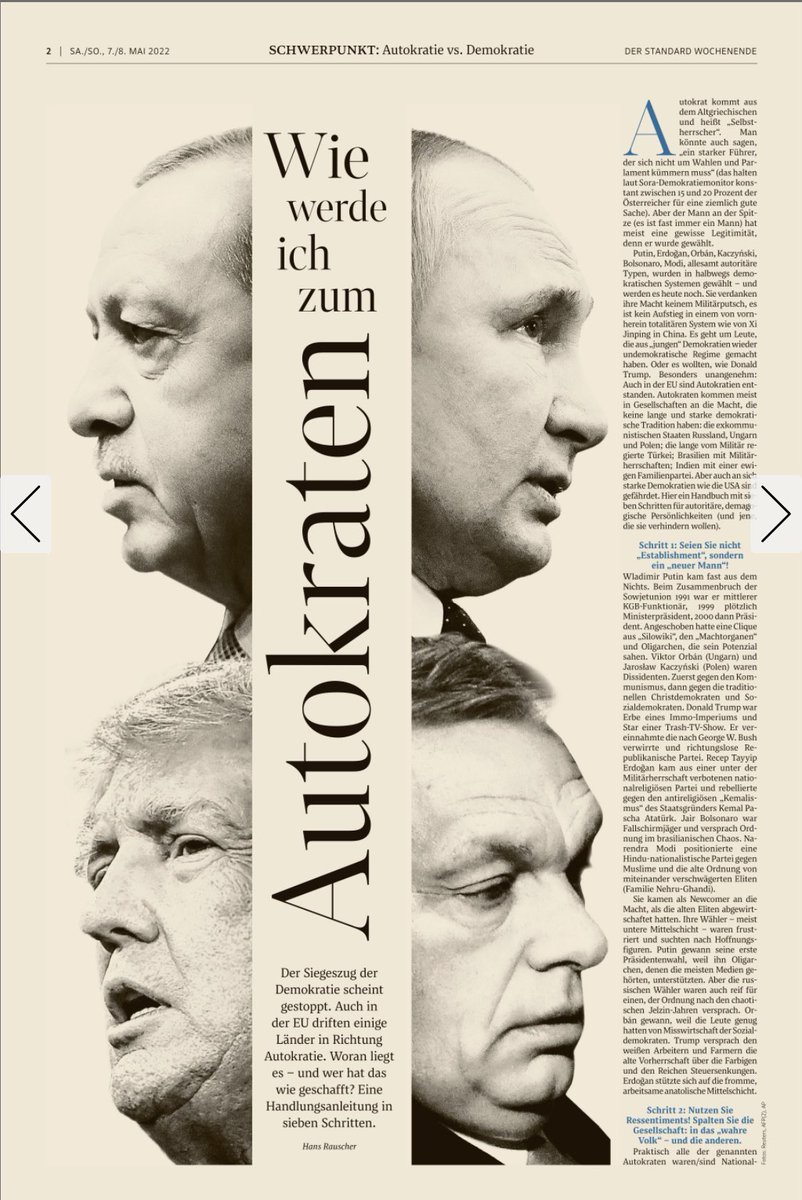 NanaSiebert's tweet photo. Wie wird man zum Autokraten - und wären Sie bereit, für die gute Sache die Demokratie ein wenig zu biegen? Hat das Web die Demokratie befördert - oder zerstört? @derStandardat-Schwerpunkt, mit Hans Rauscher, @krisenfrey, @wolflotter, @HNSGR, @andererfellner, @L4ndvogt https://t.co/Go1dIABaug