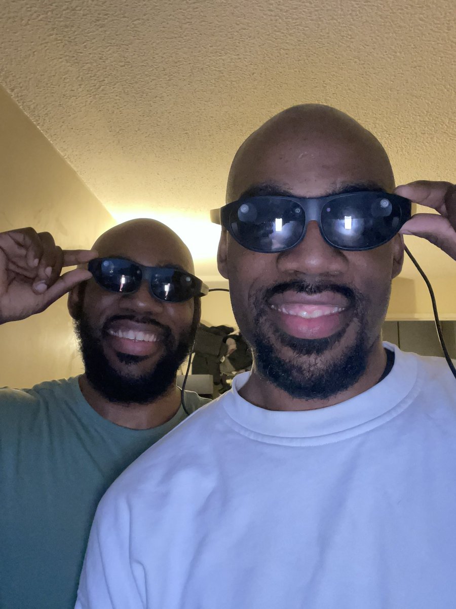RexGatling1's tweet photo. “Been doing my👨🏾💻 homework bro.”
Not the only XR developer now🔥🔥.
My twin starting the development journey with @Nreal 👓 #metaversedevelopers #AugmentedReality https://t.co/DpobNSg5wF