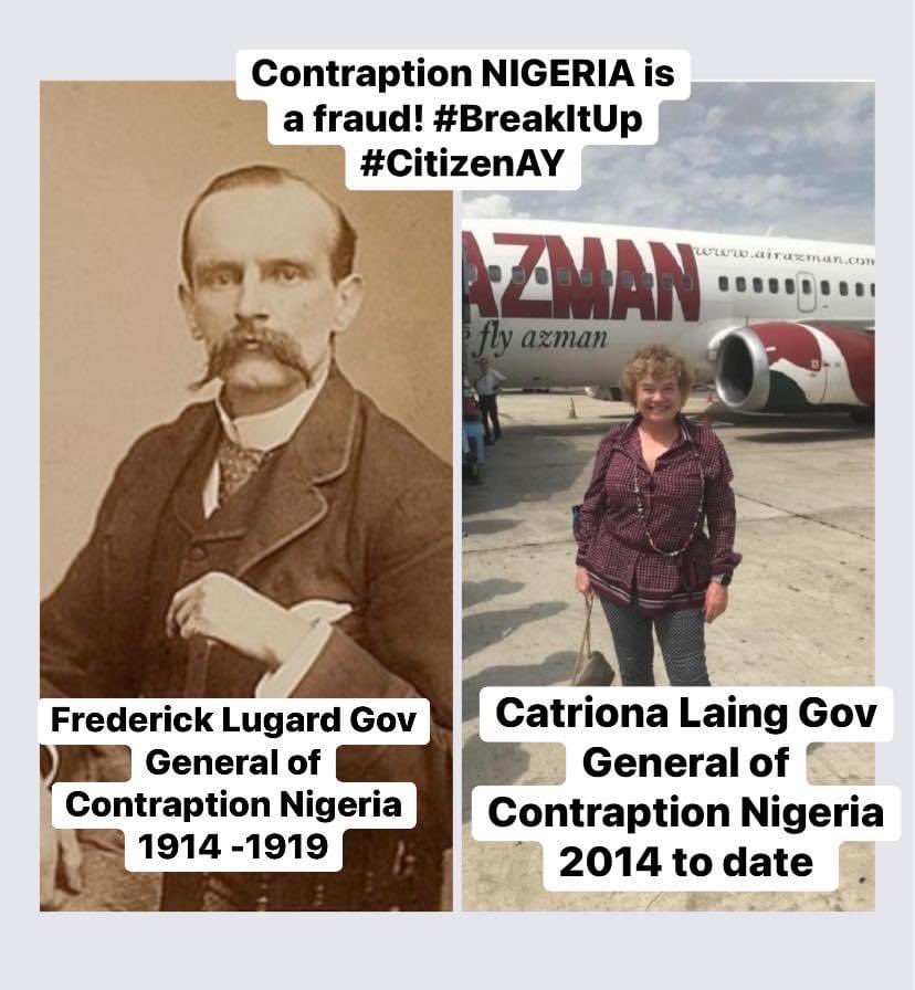 CitizenAy's tweet photo. Middle belt and South wake up, full steam ahead to self determination by way of Referendum organised by the oppressed indigenous people to whom the land belongs.
#ContraptionNigeriaIsAFraud #BreakItUp #YorubaNationNow #BiafraNationNow #MiddleBeltNationNow #CitizenAY https://t.co/b3sQKPYw8X