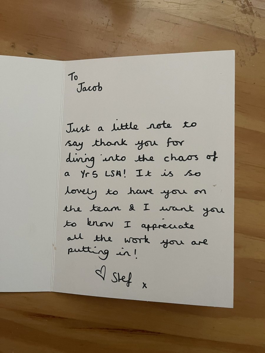 MrDillonMorris's tweet photo. Went into work yesterday and received this. It’s the little things that make you feel appreciated 🥰 https://t.co/7oLSAeFBoG