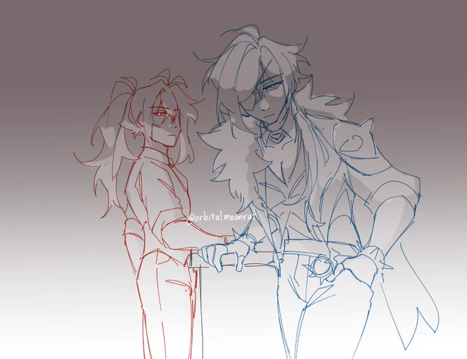 They don't tolerate troublemakers! #ragbros #diluc #kaeya 