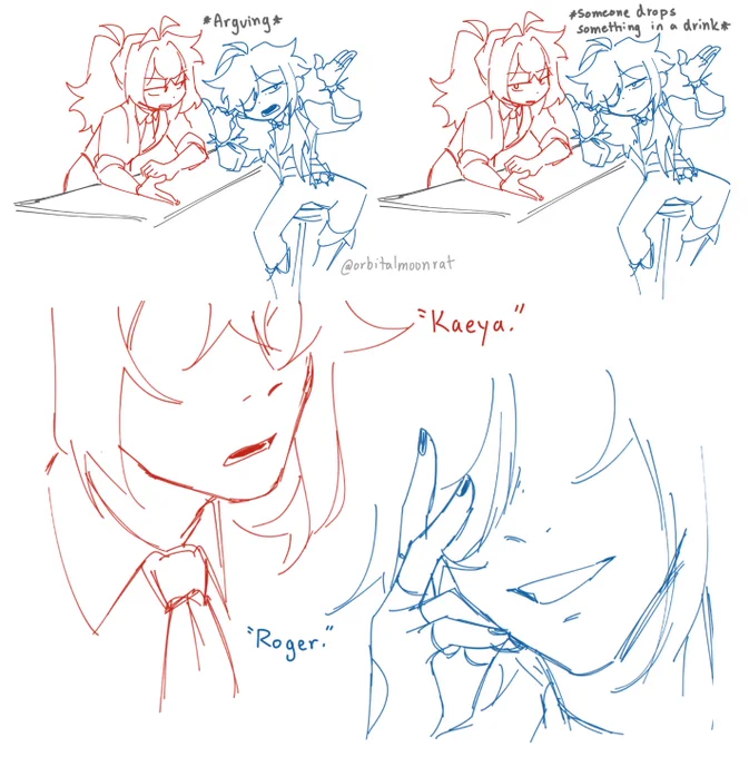 They don't tolerate troublemakers! #ragbros #diluc #kaeya 