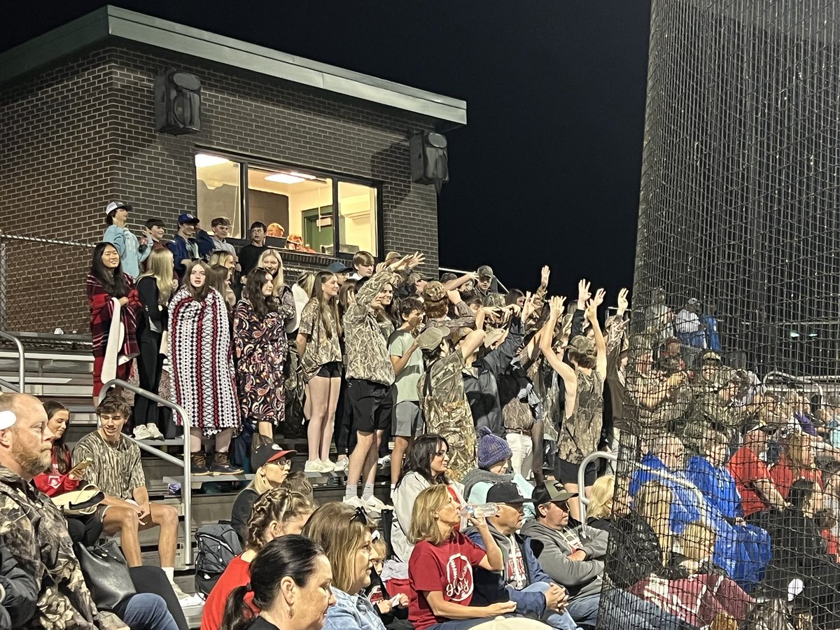 A HUGE THANK YOU to the best student section in the state for showing up and being LOUD tonight!!!  They were a difference maker!!
<a href="/_theRedC/">CHS Student Section</a>