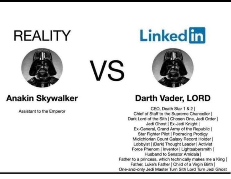 UK_Daniel_Card's tweet image. Just woke up to seeing this from @Cyberknow20 yoinked from somewhere on the webs but it’s fucking gold! 🤣🤣🤣🤣🤣🤣🤣 #LinkedIn