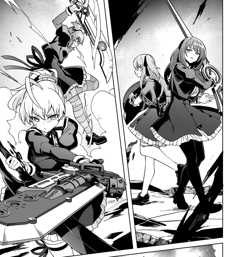 https://t.co/k5MGMgVliF
5月7日発売の月刊ブシロード6月号、『#アサルトリリィ LoG -full bloom-』21話が掲載されています。
夢結と梨璃のために時間を稼ぐ仲間たち--覚醒の時が迫る! #フルブル

前20話も現在ブシロードWebで公開中!
https://t.co/MaIdd3WvJn 