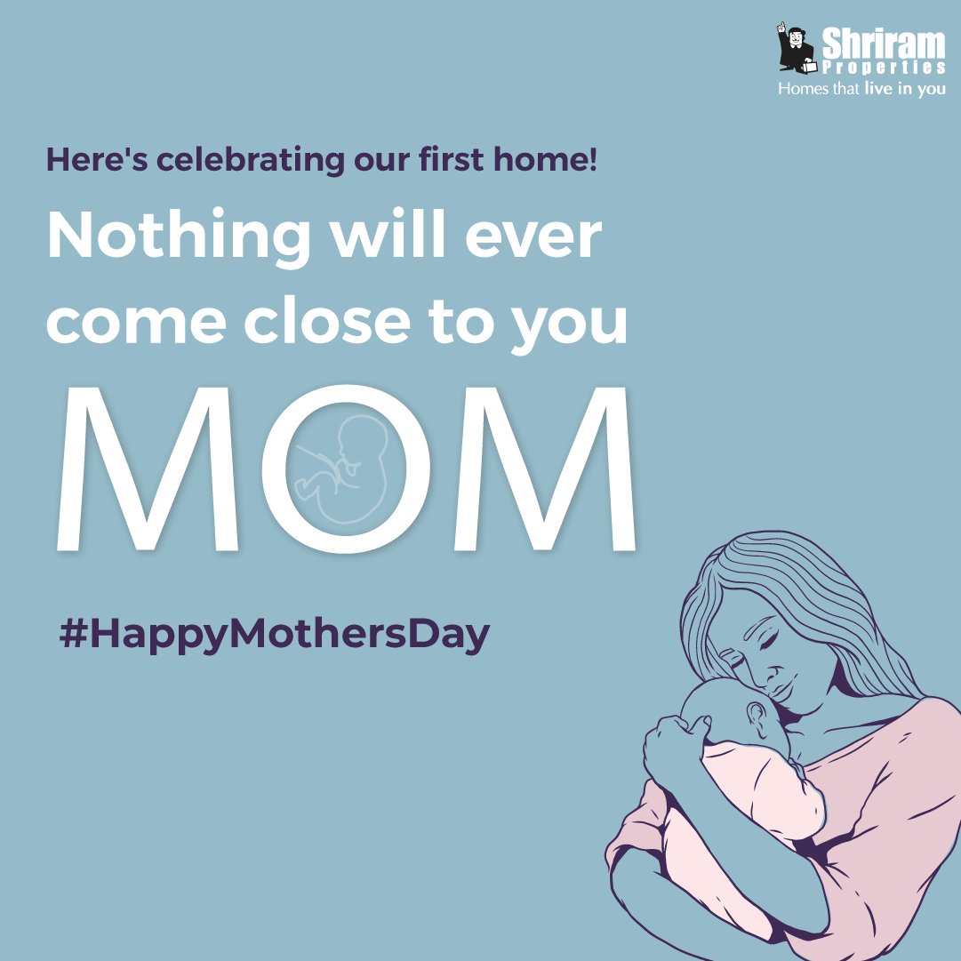 shriramprops's tweet photo. A mother may sometimes fail or win big. But she always tries! This Mother's Day, #ShriramProperties celebrates all those women who've given us the miracle of life and shown us the true meaning of home❤️

 #MothersDay2022 #MothersDay #Mom #SaveEarth #Home #RealEstate https://t.co/2pzorSKFaK