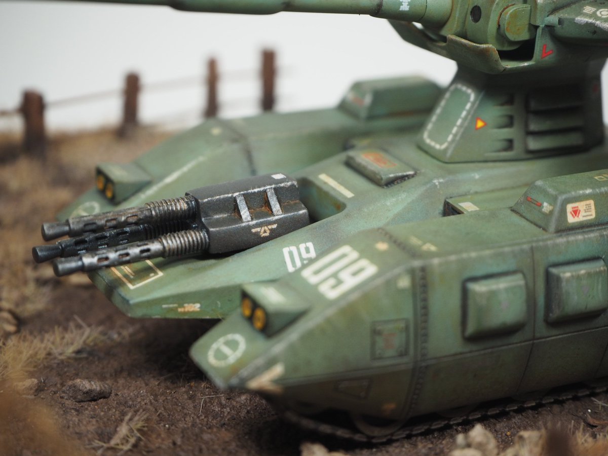 HobbyLifeStudio's tweet photo. Classic 1/144 Magella Attack
"Military War"
Finished!!
Magella Attack details
More pictures at my Facebook page
#Gunpla #ガンプラ #Plamo #プラモ #Modelkits #機動戦士ガンダム #MobileSuitGundam #MagellaAttack #Bandai #Diorama #ジオラマ https://t.co/Xm5OfmsN0Y